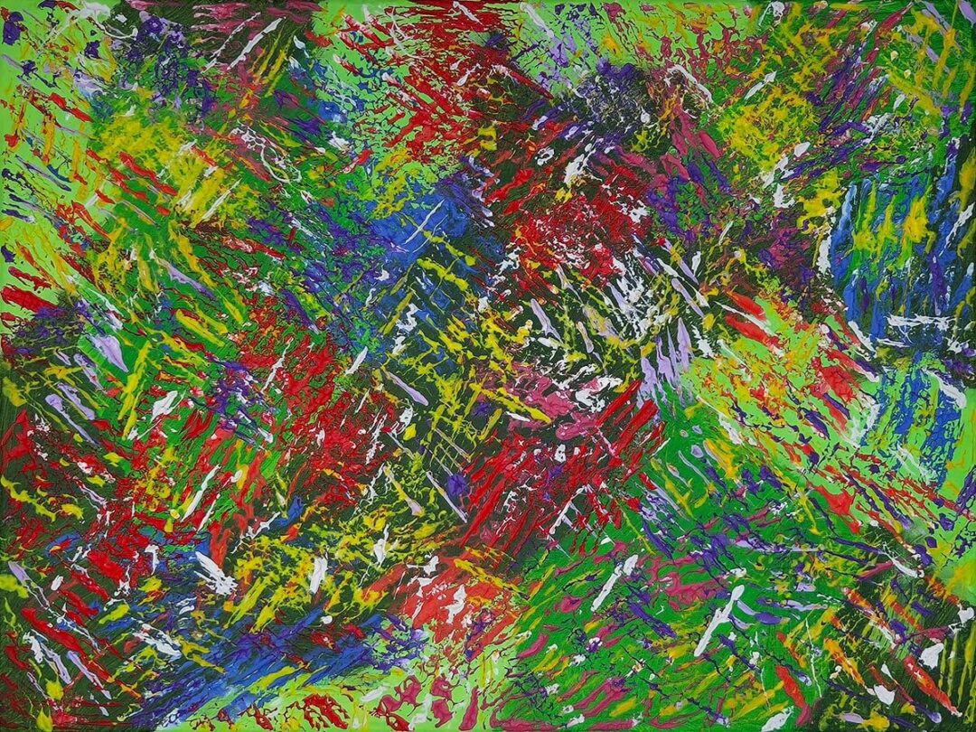 "Blood on the Carpet" by Geoff Swetz, inverted to emphasize layered emotion and tension