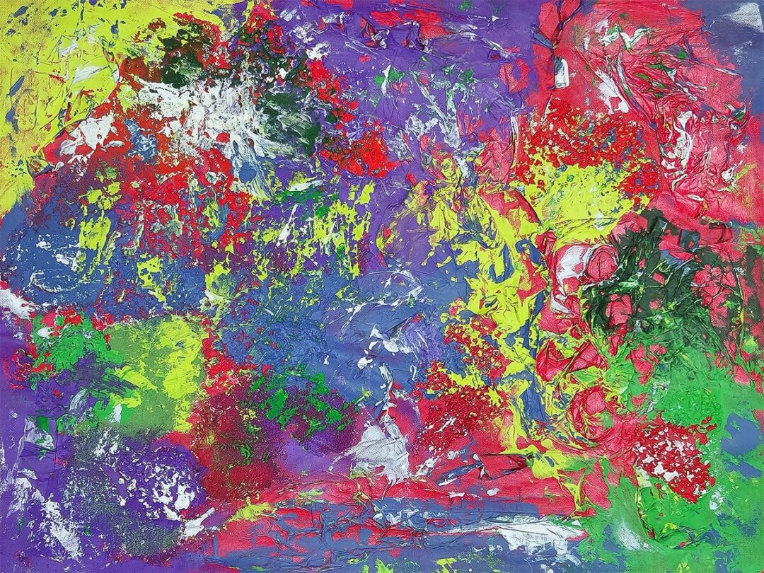 "Sand and Tears" mixed media abstract art by Geoff Swetz, tactile surface with sand, tissue, and gravel